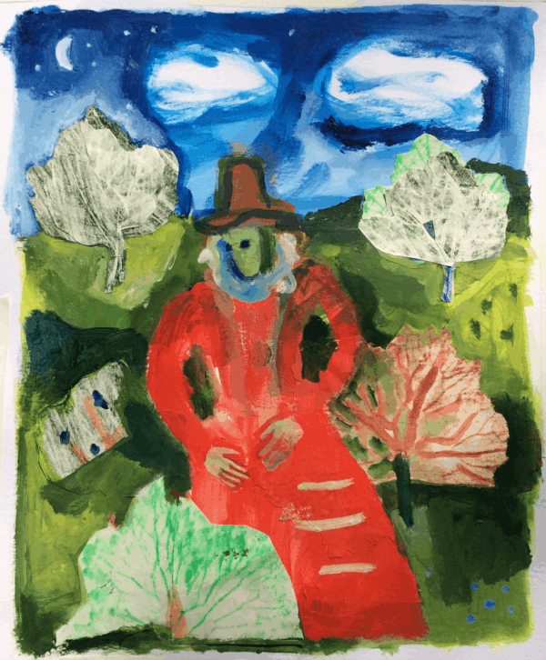 Pat Naylor - Joan Alleyn among the Leaf Rubbings